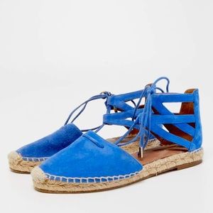 Aquazurra blue espadrilles